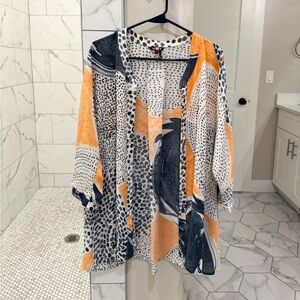 Short sleeve kimono